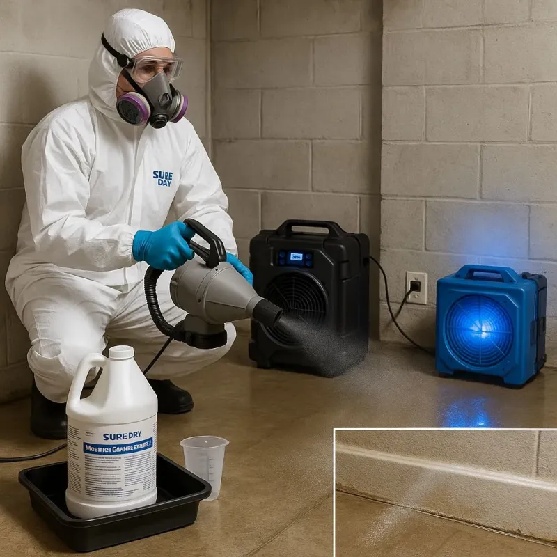 Sanitization and Odor Removal process in Vega, TX