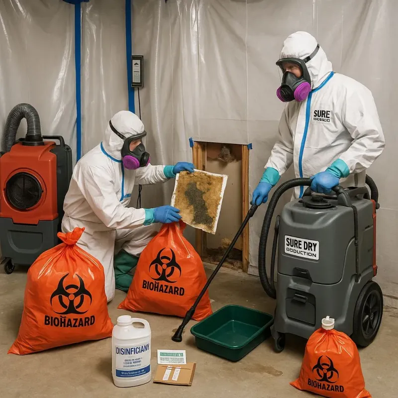 Contaminated Water Handling Protocols process in Vega, TX